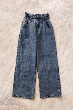 Jean limón wide recto azul vintage en internet