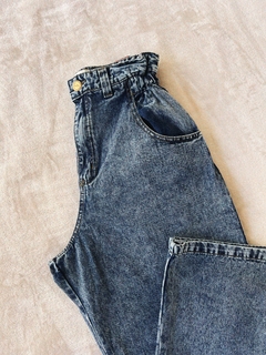Jean limón wide recto azul vintage