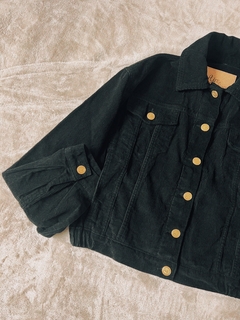 Campera Salvia corderoy negra - Aire Molino