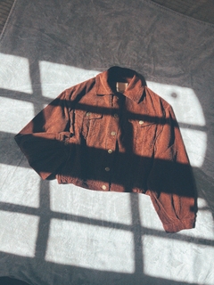 Campera Salvia corderoy caoba en internet