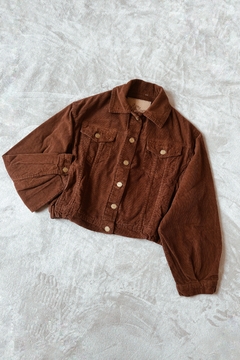 Campera Salvia corderoy caoba