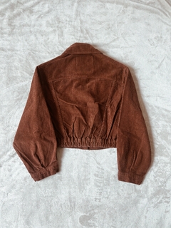 Campera Salvia corderoy caoba