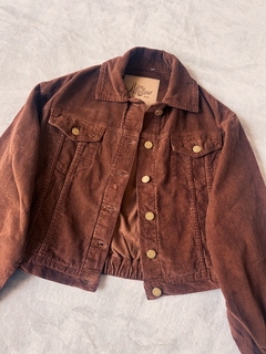 Campera Salvia corderoy caoba en internet