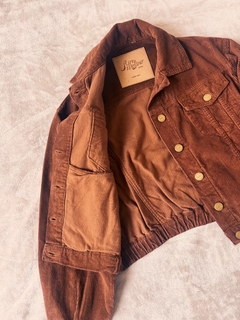 Campera Salvia corderoy caoba - tienda online