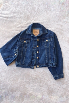 Campera Salvia denim azul stone - comprar online
