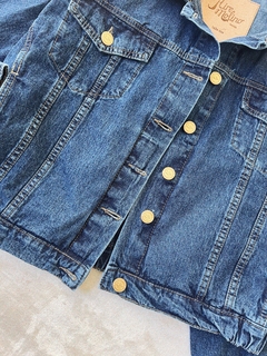 Campera Salvia denim azul stone - Aire Molino