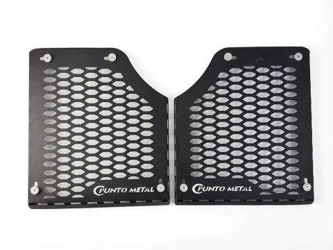 Par pisaderas cubre piso chapa negra