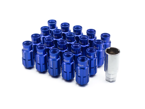 Tuerca antirrobo 12X1.25 X20 Lug Nuts Jdm anodizado azul EPMAN