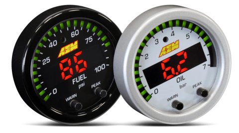 Reloj Presion de combustible aceite Aem X-series