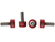 Arandela buje anodizado y tornillo M8 x 9u Rojo EPMAN - comprar online