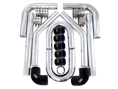 Kit cañeria de aluminio para intercooler admision 3" Epman