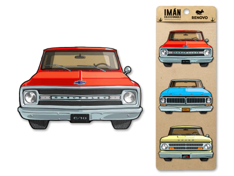 Pack de 3 imanes camionetas - Pick-ups 70's
