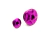 Juego tapones encendido Honda Tornado / Twister 30mm Fucsia RB