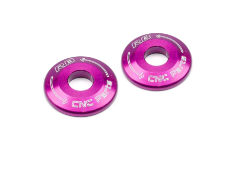 Kit 2 arandelas amortiguador CG 150 10mm Fucsia RB
