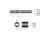 Kit 8 esparragos y tuerca doble cono 27mm VW Renault Chevrolet 12x1.5 55mm - HFIperformance