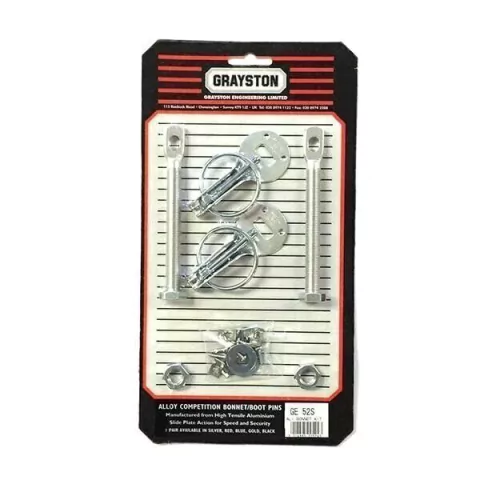 Juego Traba Capot Acero Inox Grayston - Competicion