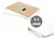 Cuadro Soporte Mdf Entelado Blanco Fime 13x18 Cm Pack X 3
