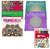 Set 4 Libros Mandalas + Lapices de Colores Pintar Colorear Niños Adultos