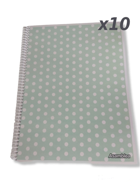 Cuaderno Universitario A4 Asamblea X 10 Rayado Cuadriculado