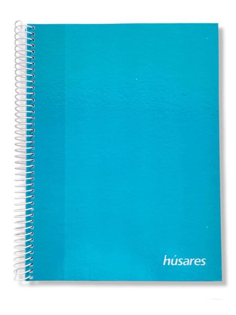 Cuaderno Espiral A4 Husares Tapa Dura 120 Hojas
