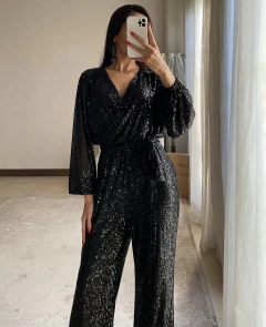 Macacão Paetês (cod. 1377) - Nina Dress