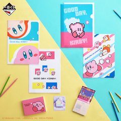 Set de 2 carpetas Kirby PuPuPu Day Good Day, Kirby! Ichiban Kuji Bandai - comprar online