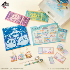 Set de Carpeta y Stickers Kirby Mapa WELCOME TO THE NEW PARK Ichiban Kuji Bandai en internet