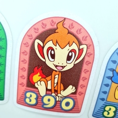 Set de 3 stickers Frosted Pokemon Starters de Sinnoh en internet