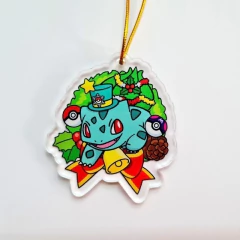 Adorno Navideño de Acrílico Impreso Pokemon Bulbasaur en internet