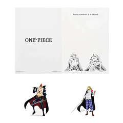 Set de Carpeta y Stickers One Piece New Dawn Basil Hawkins & X-Drake Bandai Ichiban Kuji - comprar online
