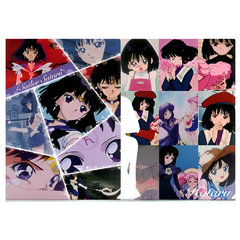 Set de 2 Carpetas Sailor Moon Sailor Saturn Maiden Transformation Collection Bandai Ichiban Kuji