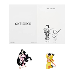Set de Carpeta y Stickers One Piece New Dawn Izou & Kiku Bandai Ichiban Kuji - comprar online