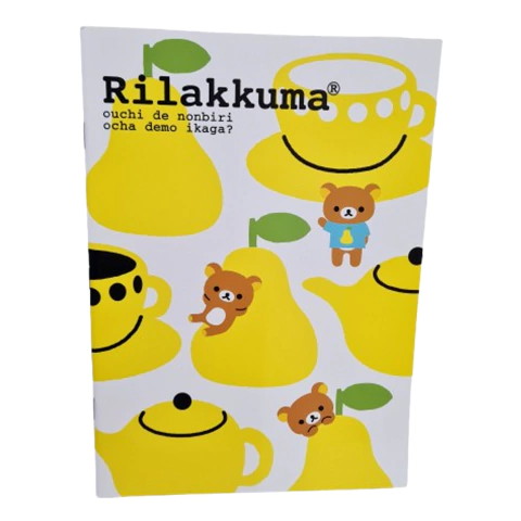 Cuaderno Rilakkuma Amarillo Ouchi de Nonbiri Ocha demo Ikaga? San-X 2011