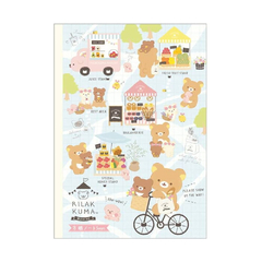 Cuaderno Cuadriculado Rilakkuma Marche San-X 2021