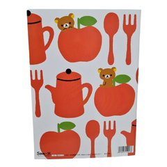 Cuaderno Rilakkuma Rojo Ouchi de Nonbiri Ocha demo Ikaga? San-X 2011 - comprar online