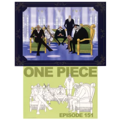 Ilustracion con Marco One Piece Episodio 151 The Throne of Power Bandai Ichiban Kuji