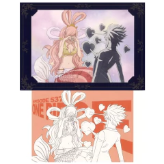 Ilustracion con Marco One Piece Episodio 537 The Throne of Power Bandai Ichiban Kuji