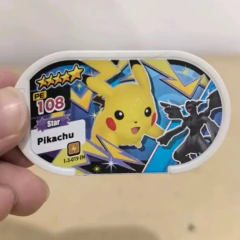 Ficha Pokemon Pikachu Mezastar Super Tag set 1-016 Takara Tomy Arts 2021 en internet