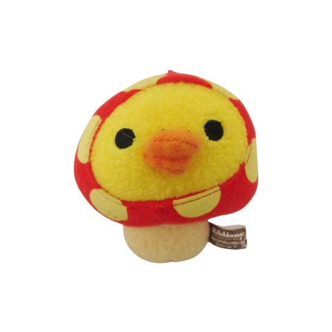 Peluche Mascot Rilakkuma Kiiroitori 8cm Relaxing in the Forest San-X 2011