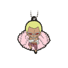 Llavero de Silicona One Piece Donquixote Doflamingo Luffy Gear Collection Bandai