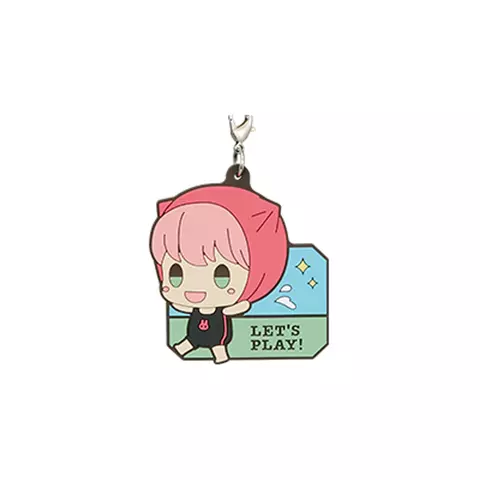 Llavero de Silicona Spy x Family Lovely Ordinary Days Anya Lets Play Bandai Ichiban Kuji