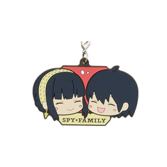 Llavero de Silicona Spy x Family Lovely Ordinary Days Yot & Yuri Bandai Ichiban Kuji