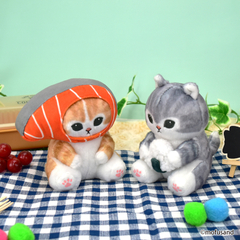 Peluche Mofusand Bento Salmon 13cm Fukuya - comprar online