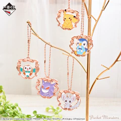 Llavero Pokemon Minccino Fantasy Closet Bandai Ichiban Kuji en internet