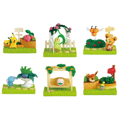 Figura Pokemon Garden Afternoon Through Trees Re-Ment - Set Completo