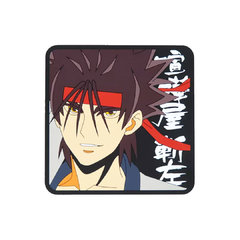 Posavaso de Silicona Rurouni Kenshin Meiji Swordsman Romantic Story Sanosuke Sagara Bandai Ichiban Kuji - comprar online