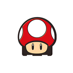 Posavaso de Silicona Super Mario Champiñón Adventure Life at Home Bandai Ichiban Kuji