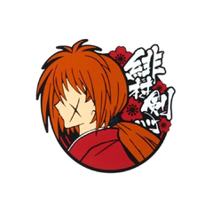 Posavaso de Silicona Rurouni Kenshin Meiji Swordsman Romantic Story Kenshin Himura Bandai Ichiban Kuji - comprar online