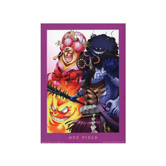 Poster con Relieve One Piece Kaido y Big Mom Bandai Ichiban Kuji