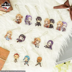 Llavero de Acrilico Sword Art Online Asuna Uniforme Escolar Bandai Ichiban Kuji - comprar online
